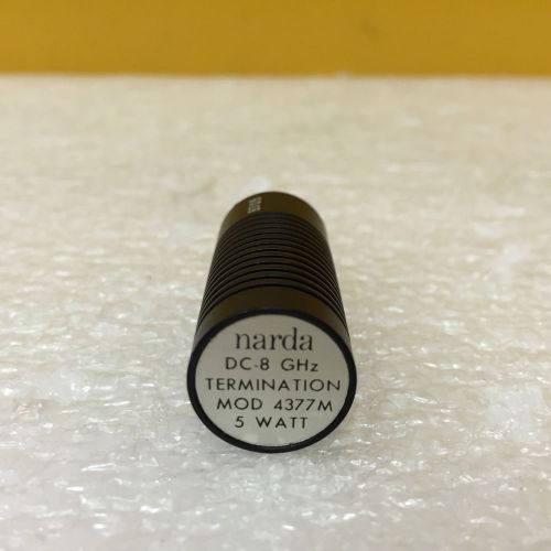 Narda 4377M, DC to 8 GHz, 5 W, 50 Ohm, SMA (M), Coaxial Termination / Load