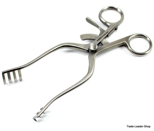 Weitlaner retractor wound hook retractors 13 cm 3x4 blunt prongs surgical spread