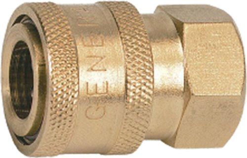 General Pump D10003 3/8&#034; Quick Coupler (Q/C) x 3/8&#034; Female NPT Brass Plated