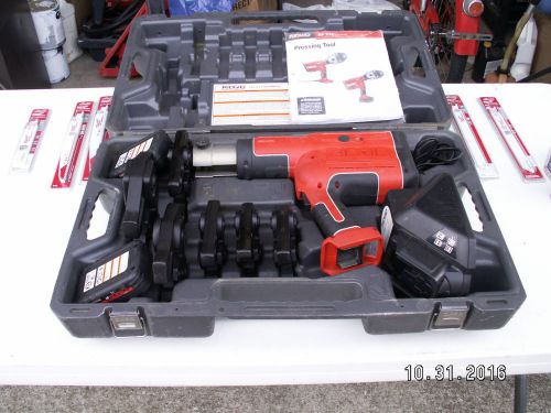 Ridgid rp 330  cordless crimper 1/2&#034;-3/4&#034;1&#034; 11/4&#034;1.1/2&#034; 2&#034; for sale