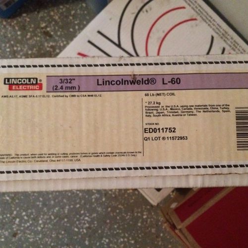 Lincoln Welding Lincolnweld L-60 3/32&#034; Weld Wire 60 lb Spool