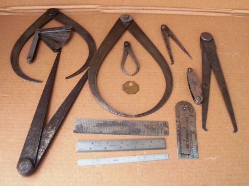 L.S. Starrett Co Lowentrau Craftsman General Calipers Gauges Mchinist Tools