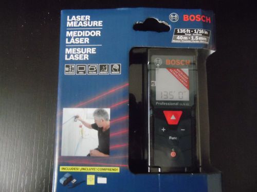 Bosch 135 ft. laser measure model, blaze # glm 40 x compact for sale