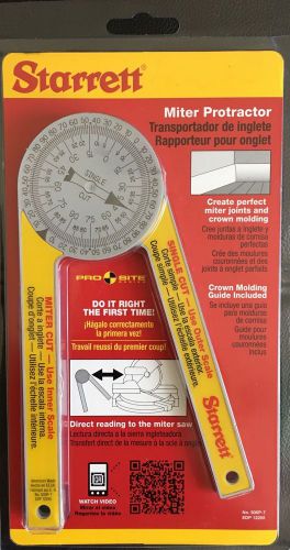 New Starrett Miter Saw Protractor, 505P-7