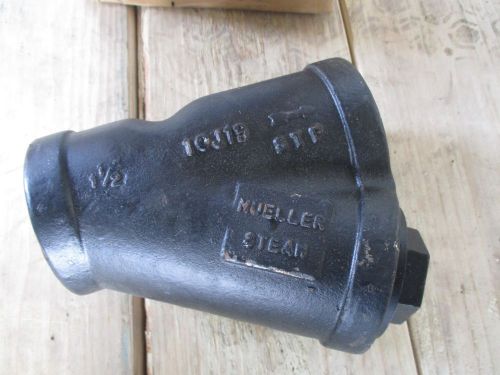 MUELLER STEAM SPECIALTY WYE/ Y STRAINER 1-1/2&#034; , FNPT, 20 Mesh, Cast Iron NIB!!