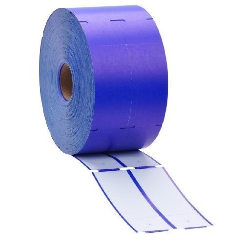 Blue Direct Thermal Consignment Style Tags Add Labeling Business Supply Service