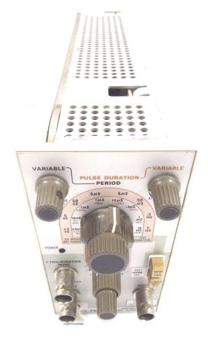 TEKTRONIX PG502 PG 502 PULSE GENERATOR 250 MHz PLUG IN