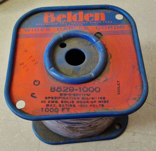 Belden Hook Up Wire 8529-1000 20 AWG 1000 FEET 1000 VOLTS INSULATED NOS