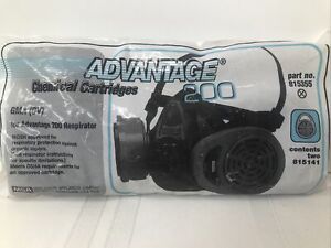 MSA 815355 Advantage Chemical and Combination Cartridge, Organic Vapor Pack of 2