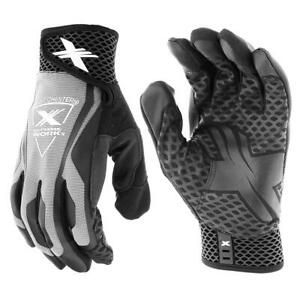 Extreme Work Performance glove featuring silicone grip palm.  Reinforced th