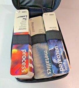 Pantone 1996 Edition Process - Uncoated, Metallics,Process Set In Zipper Case