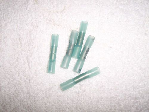 Blue heat shrink butt connectors- 16-14 gauge- 25 pcs for sale