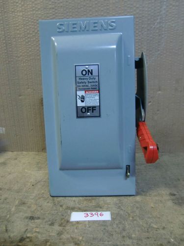 SIEMENS SAFETY SWITCH HF361 30 AMPS TYPE VBII (3396)