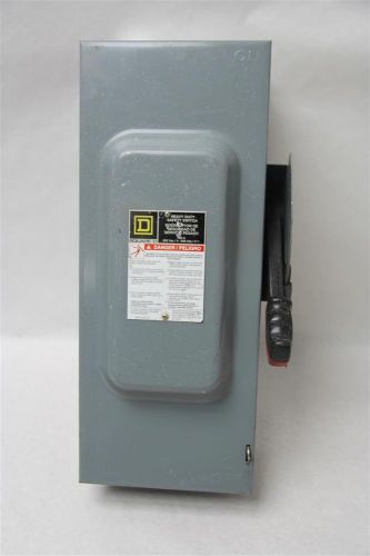 Square D Heavy Duty Non-Fusible Safety Switch HU363 with 100A and 600VAC