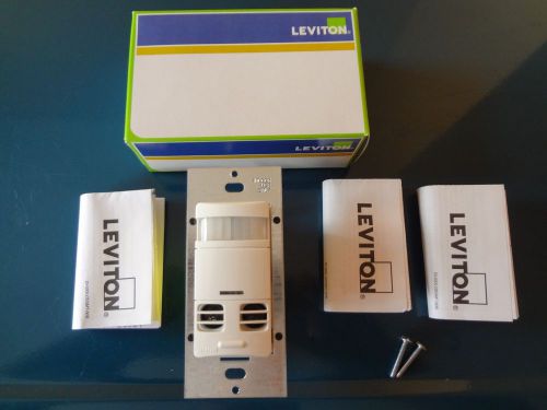 NEW Leviton OSSMT-GDW Wall Switch Occupancy Sensor Single Pole White FREE SHIPP