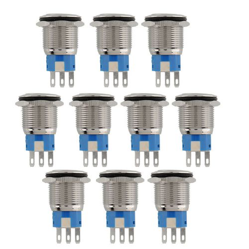 10pcs 19mm Self Latching Locking Push Button High Flush Boat Truck High Quality