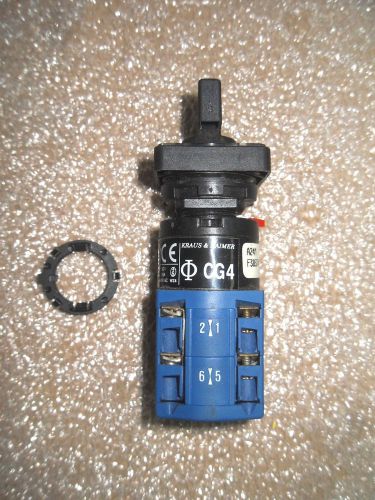 (K2-3) 1 NEW KRAUS &amp; NAIMER CG4-A241 F38374/003 DES ROTARY CAM SWITCH