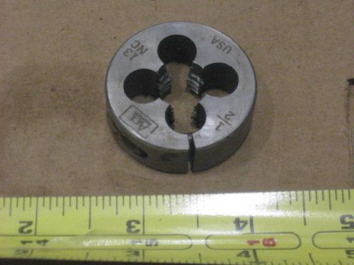 ACE HANSON 1/2&#034; NC 13 DIE USA MADE SLIGHTLY USED