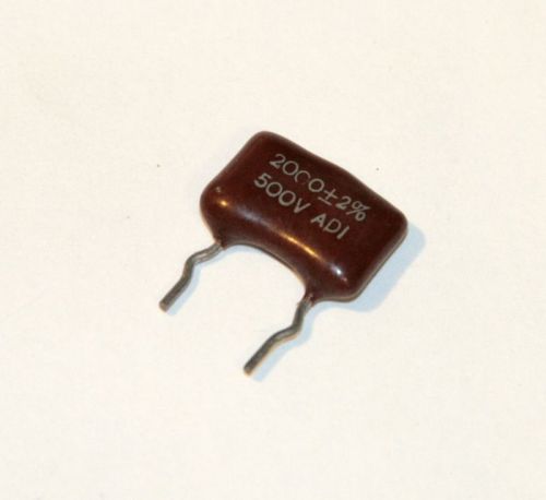 Capacitor Silver Mica 2000pF 0.002uF 500V 2% by ADI new audio-: