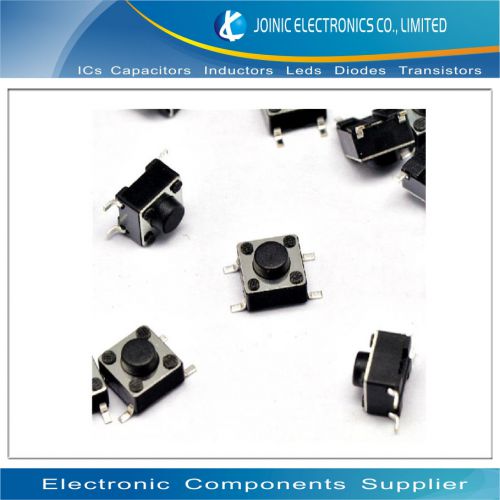 1000 pcs 6x6x5 mm Tactile Switch 4Pin SMD