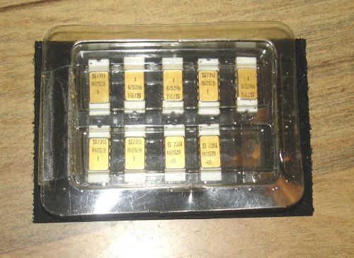 9 vintage signetics n82s29-01, 256x4 proms, 16 pin white ceramic/gold, 1973 for sale