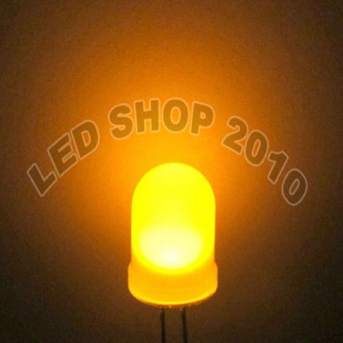 1000pcs 10mm Orange 2pin Diffused Round top LED 4K MCD Light