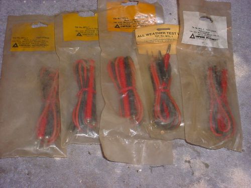 Amprobe instrument test leads 5 packs for sale