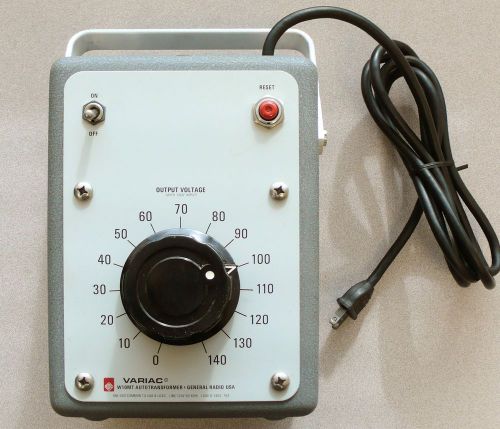 General Radio Genrad W10MT 10-Amp Variac Autotransformer