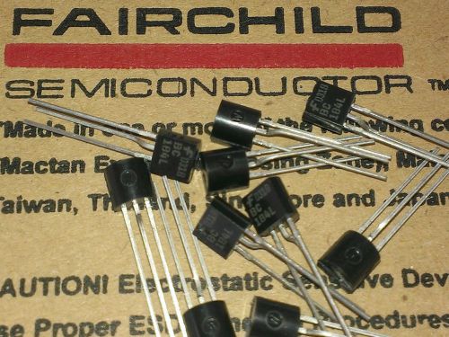 [200 pcs] bc184l fairchild  npn bipolar transistor 0,5a 150mhz case to92 for sale