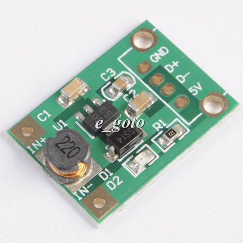 Dc-dc boost converter step up module 1-5v to 5v 500ma for phone mp4 mp3 arduino for sale