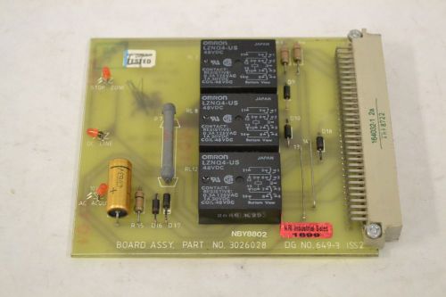 MCL NBY8802 3026028 649-3 CONTROL PCB CIRCUIT BOARD B303782