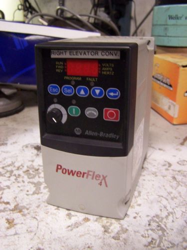 Allen bradley 22a-d2p3n104 powerflex 4 1.0 hp ac drive 380/480 vac 3.2 amp for sale