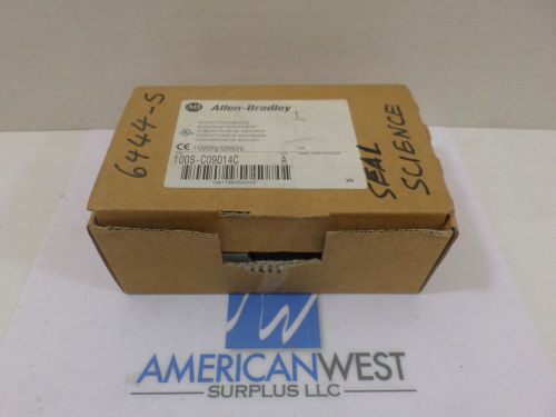 New surplus allen bradley 100s-c09d14c  safety contactor  600v guardmaster for sale