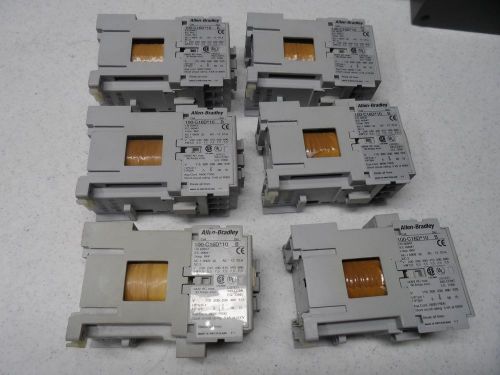 6X ALLEN BRADLEY 100 C16D 10   SERIES B