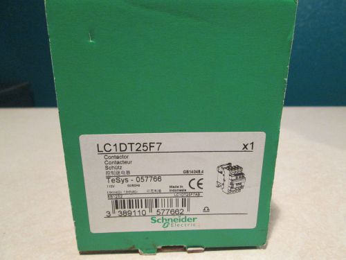 Schneider Contactor LC1DT25F7 New In Box !