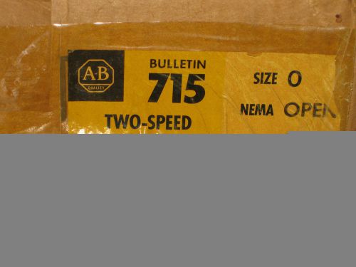 NEW  in box allen bradley two speed starter 715X-AOD12 series L size 0 3 phase