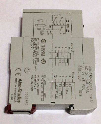 Allen Bradley 700-FSM4UU23 Programmable Timing Relay