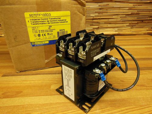 Square d 9070TF100D3 industrial control transformer