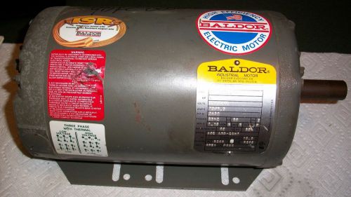 Baldor Industrial Motor RHM3162TA 5HP 3450 RPM motor