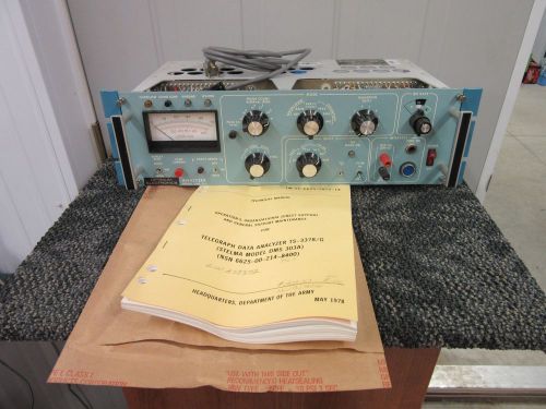 OPTIMUM ELECTRONICS TELEGRAPH ANALYZER DMS303 MILITARY SURPLUS RADIO TELECOM NEW