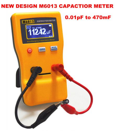 JY6013 V2 Autorange Capacitor Capacitance Tester Meter Cap 0.01pF to 470mF (UK)