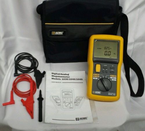 Aemc megohmmeter model 1045 digital meter for sale