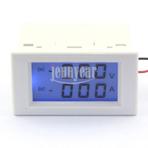 DC 0-199.9V/200A VA Volt Ampere Panel Meter Amps Gauge Voltmeters Ammeters 2in1