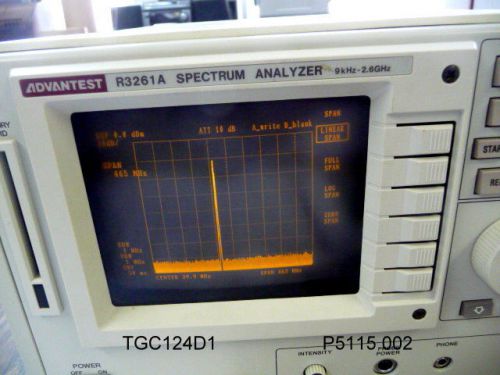 ADVANTEST 3261A SECTRUM ANALYSER 9K-2.6 GHZ