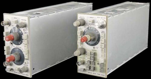 Tektronix 5B12N Dual Time Base +5A18N Dual Trace Amplitude Plug-In Modules