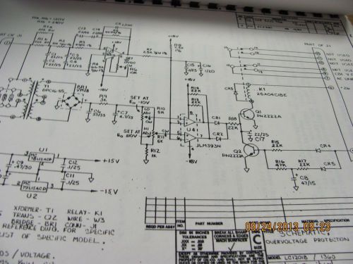 CALIFORNIA INSTRUMENTS MANUAL LC1201B: AC Line Corrector - Instruction # 18372