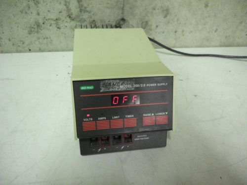 Bio-Rad 200/2.0 Electrophoresis Power Supply