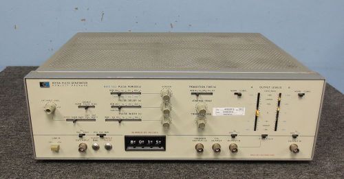 HP / Agilent 8015A 50 MHz Dual-Output Pulse Generator w/Opt 002 *WARRANTY!*