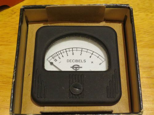 SIMPSON DECIBELS METER WITH ORIGINAL BOX AND SCREWS NEVER USED