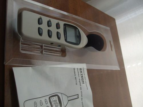 EXTECH DIGITAL SOUND LEVEL METER MODEL 407730